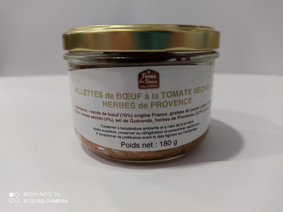 Rillettes de Boeuf à la tomate & Herbes de Provence