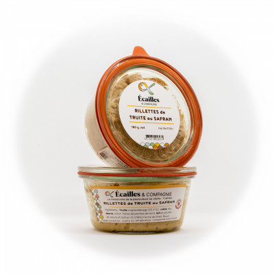 Rillettes de Truite au Safran 180g