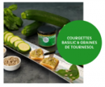 Tartinables bio courgettes basilic graines de tournesol