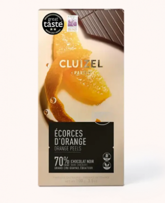 Tablette Grand Cru Guayas Noir 70% Ecorces d'Orange