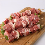 Brochette viandes de porc