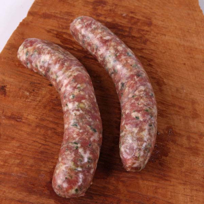 Saucisse oignons-persil